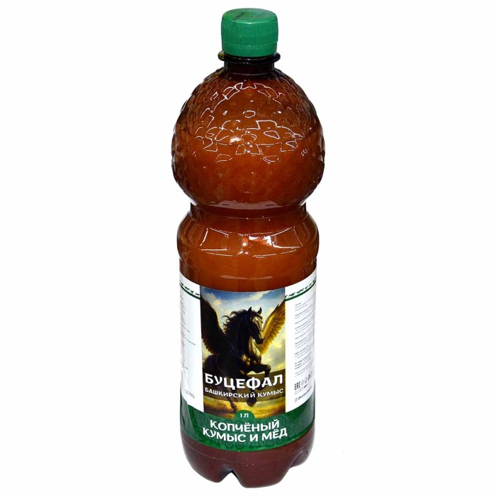 Кумыс Буцефал копчёный мёд 950мл пэт