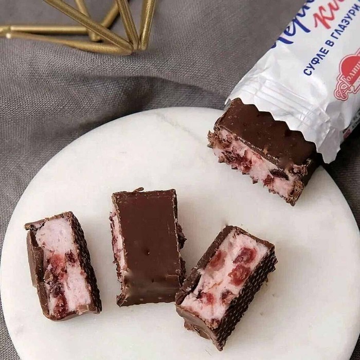 Батончик-суфле Голицин черника,клюква с фруктозой 34гр м/у