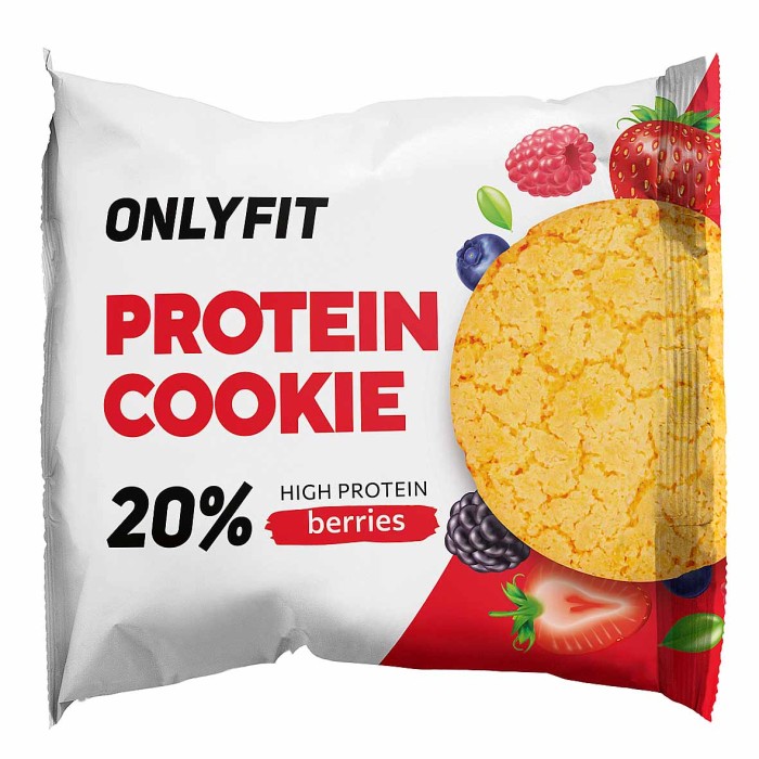 Печенье Onlyfit неглазированное Ягоды 35гр м/у