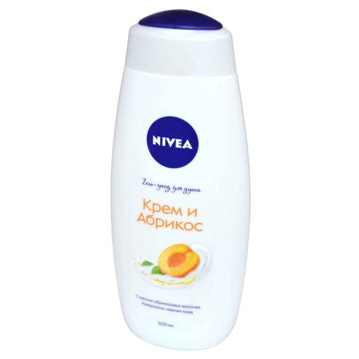 Гель для душа Nivea Крем и абрикос 500мл пэт