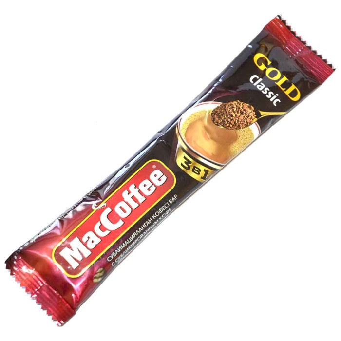 Кофе MacCoffee Gold Classic 3в1 16гр м/у