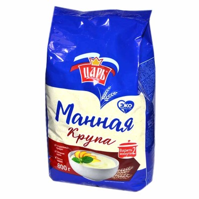 Крупа манная Царь 800гр м/у