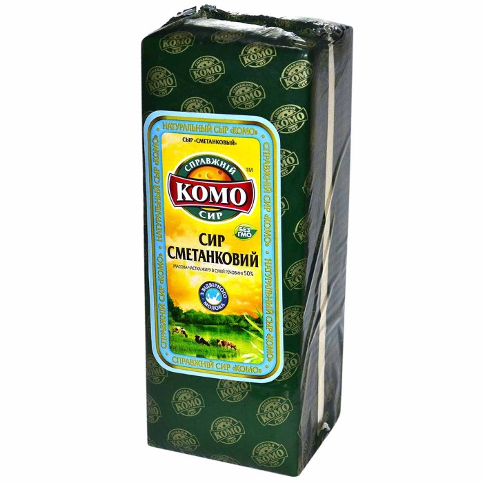 Сыр Комо Сметанковый 50%