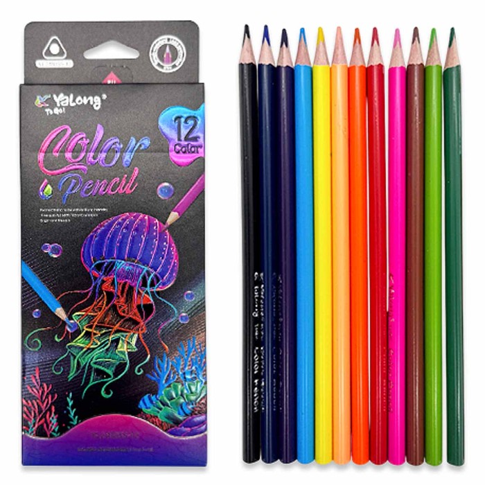 Карандаши цветные Color Pensil Yolong 12цв артYL241035-12