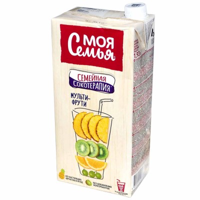 Нектар Моя семья мультифруктовый 1,93л т/п