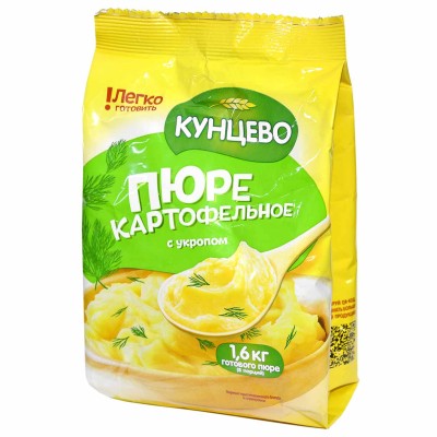 Пюре картофельное Кунцево с укропом 240гр м/у