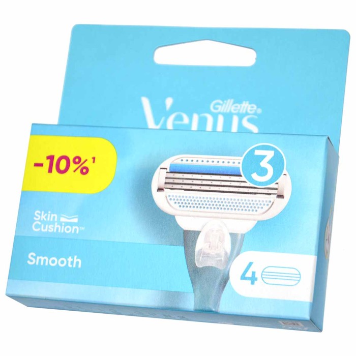 Кассеты сменные Venus 4шт к/у