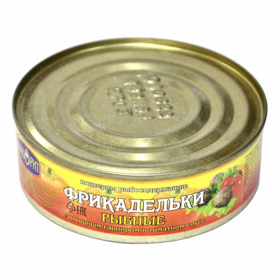 Фрикадельки Фаворит рыбные с овощами 235гр ж/б