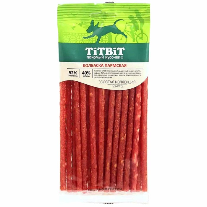 Лакомствово для собак TitBit Колбаса Пармская 120гр м/у