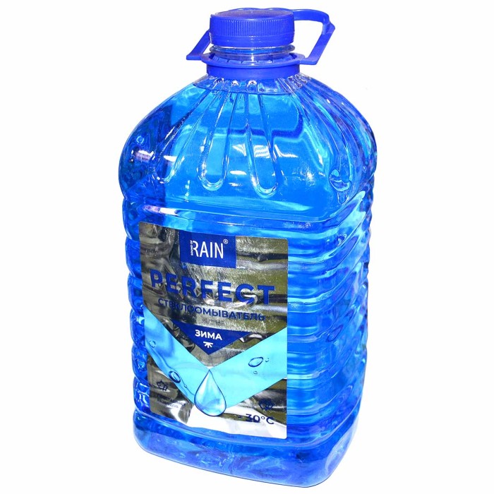 Жидкость стеклоомывающая Rain Perfect Зима -30С 4л пэт