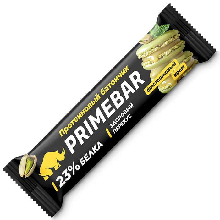 Батончик Primebar фисташковый крем протеиновый 40гр м/у