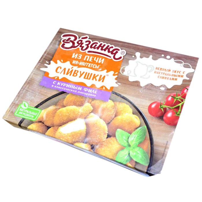 Наггетсы Вязанка куриные из печи 250гр пэт