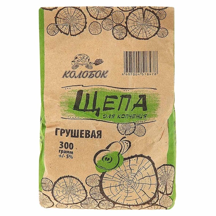 Щепа для копчения Колобок Груша 300гр м/у