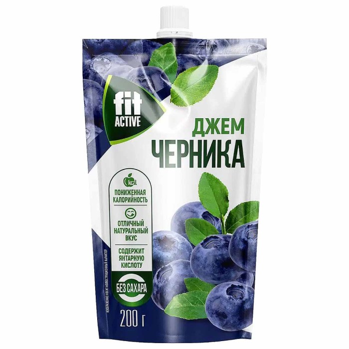 Джем FitActive Черника 200г д/п