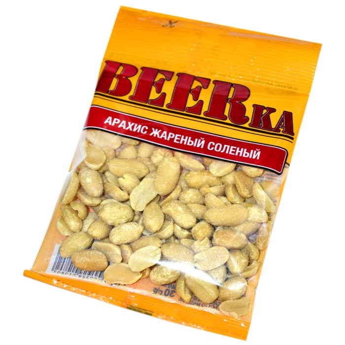 Арахис BEERka соленый 30гр м/у