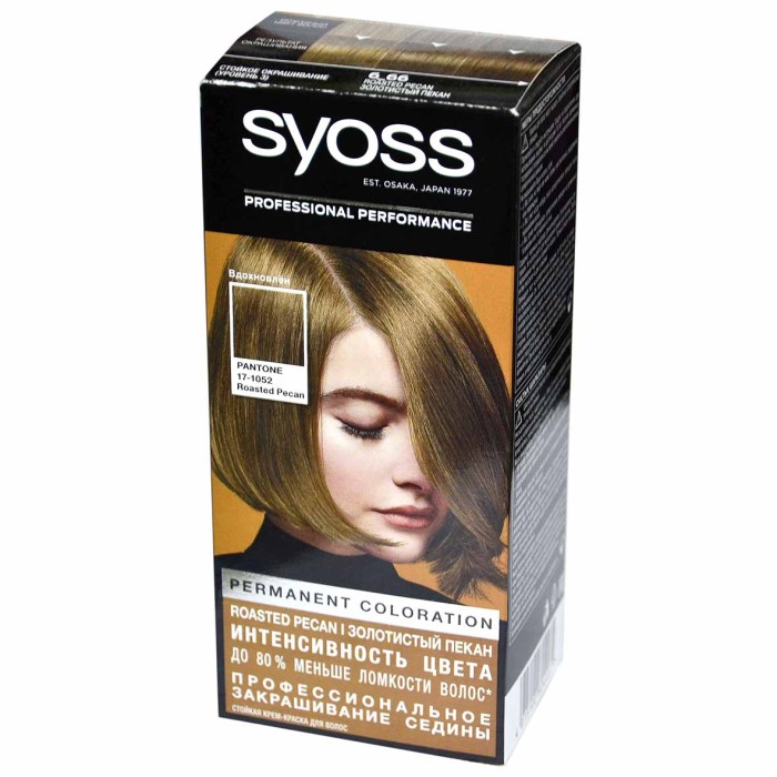 Краска для волос Syoss color 6-66 Золотистый пекан 110мл к/у
