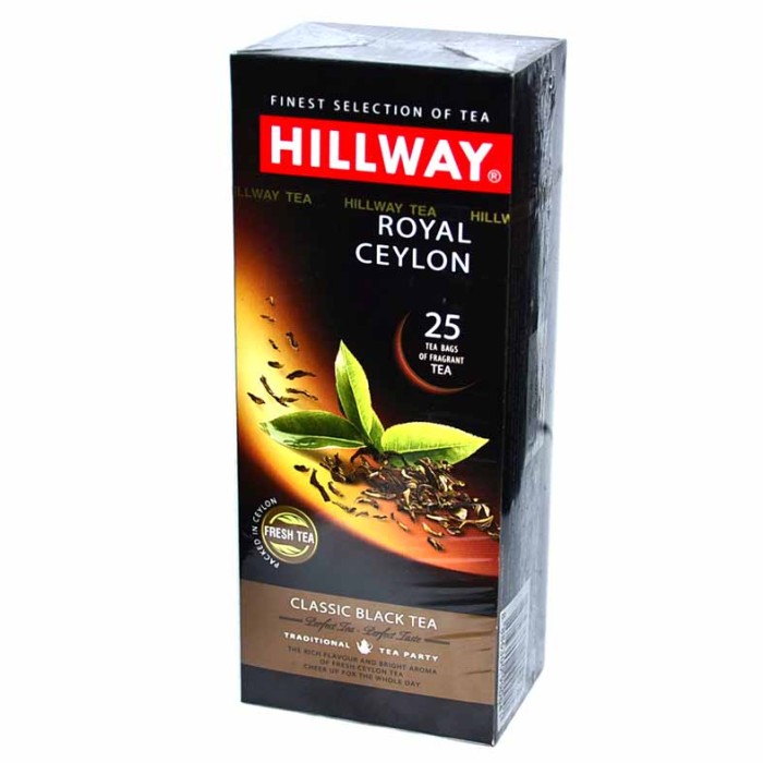 Чай Hillway Royal Ceylon черный 25*2гр к/у