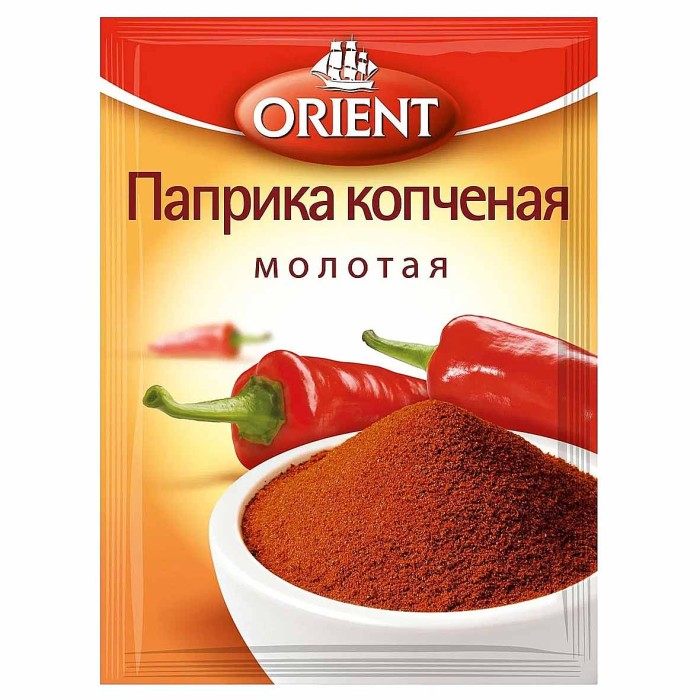 Паприка Orient копченая молотая 10гр м/у