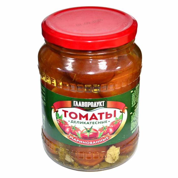 Томаты Главпродукт маринованные 720мл ст/б