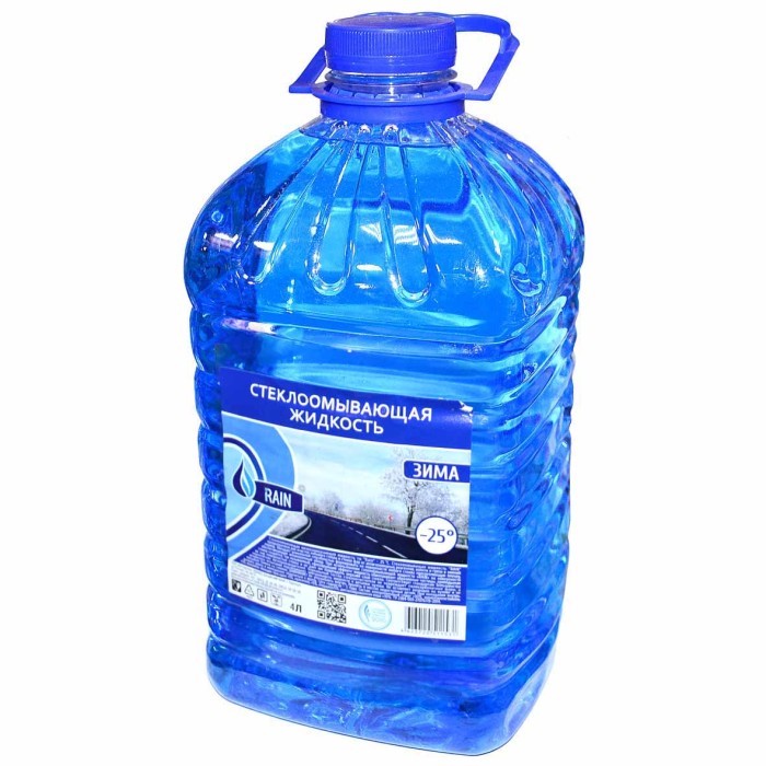 Жидкость стеклоомывающая Rain Зима -25С 4л пэт