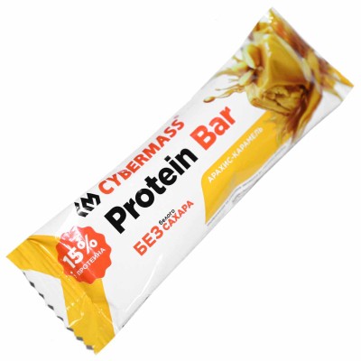 Батончик Cybermass Protein Bar арахис-карамель 40гр м/у