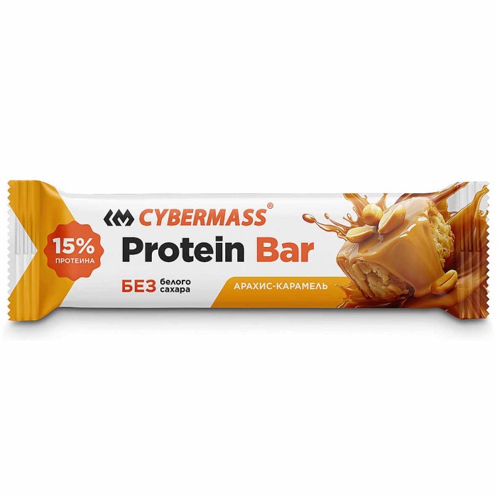 Батончик Cybermass Protein Bar арахис-карамель 40гр м/у