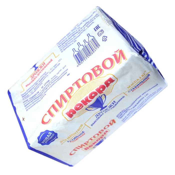 Дрожжи Спиртовой рекорд хлебопекарные 1кг