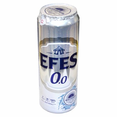 Пиво Efes 0.0% светлое 0,45л ж/б