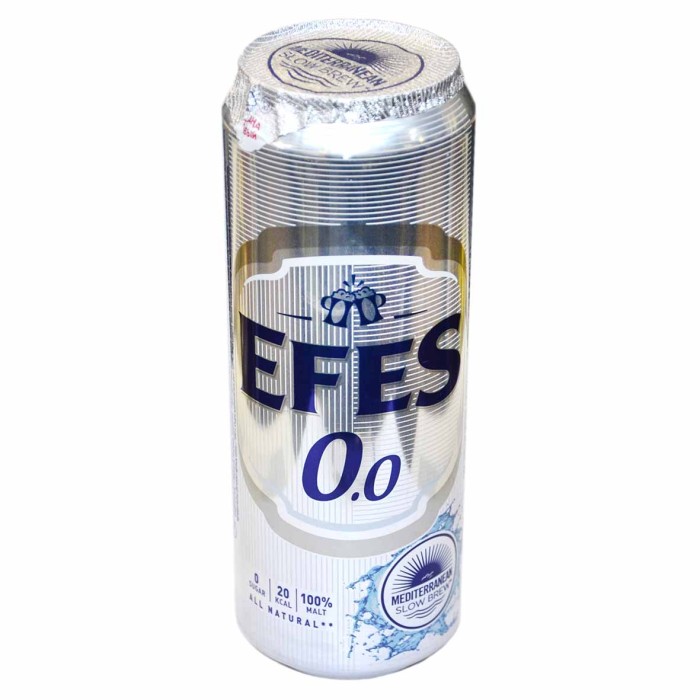 Пиво Efes 0.0% светлое 0,45л ж/б