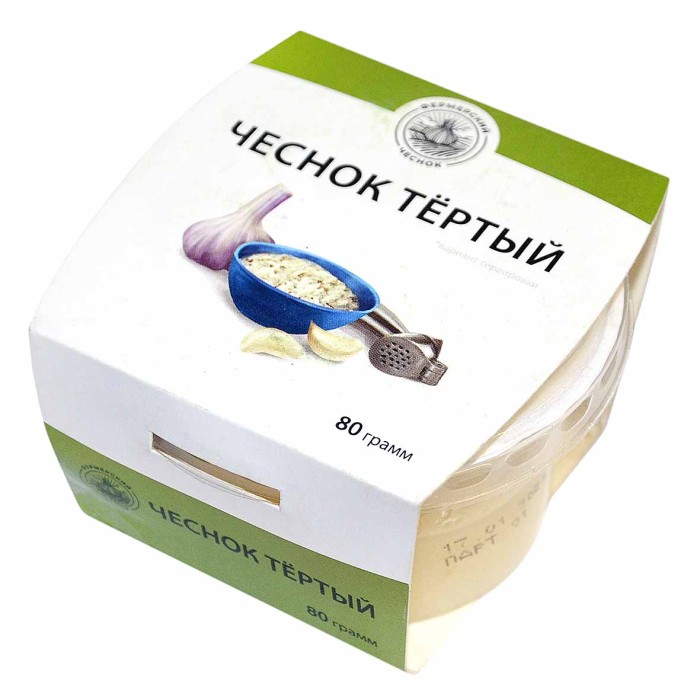 Чеснок Фермерский Тертый 80гр пэт