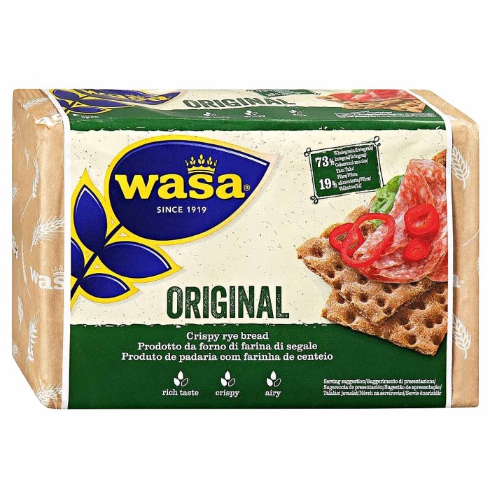 Хлебцы Wasa Original ржаные 275гр м/у