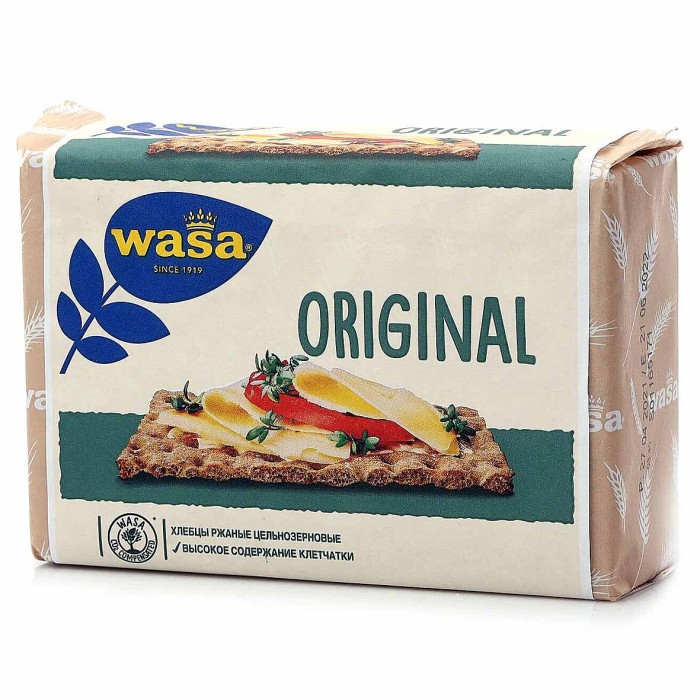 Хлебцы Wasa Original ржаные 275гр м/у