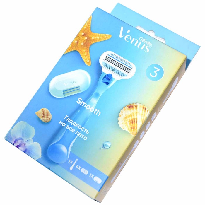 Бритва Venus с 1+3шт кассета сменная+чехол к/у