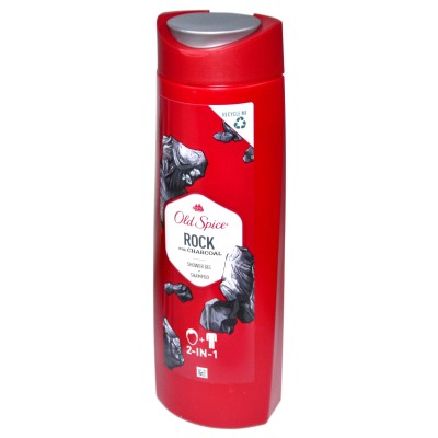 Гель для душа Old Spice Rock with Charcoal 2в1 400мл пэт