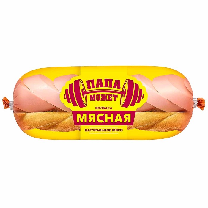 Колбаса вареная Папа может Мясная 400гр м/у