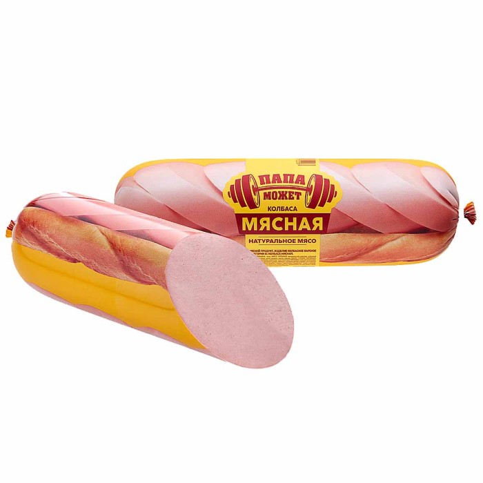 Колбаса вареная Папа может Мясная 400гр м/у