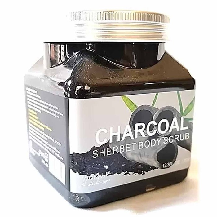Скраб для тела Brightening Charcoal sherbet 350мл пэт