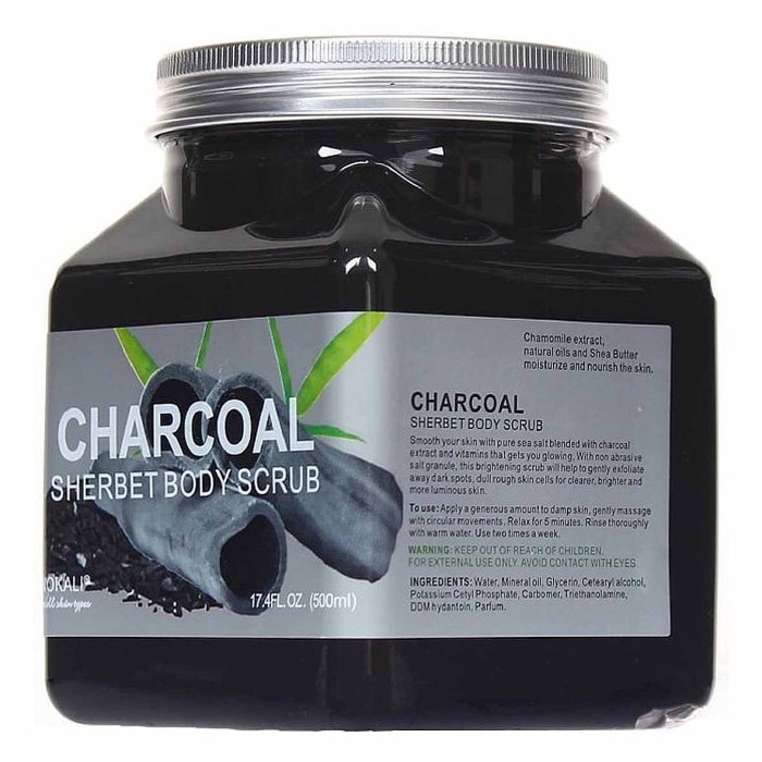 Скраб для тела Brightening Charcoal sherbet 350мл пэт