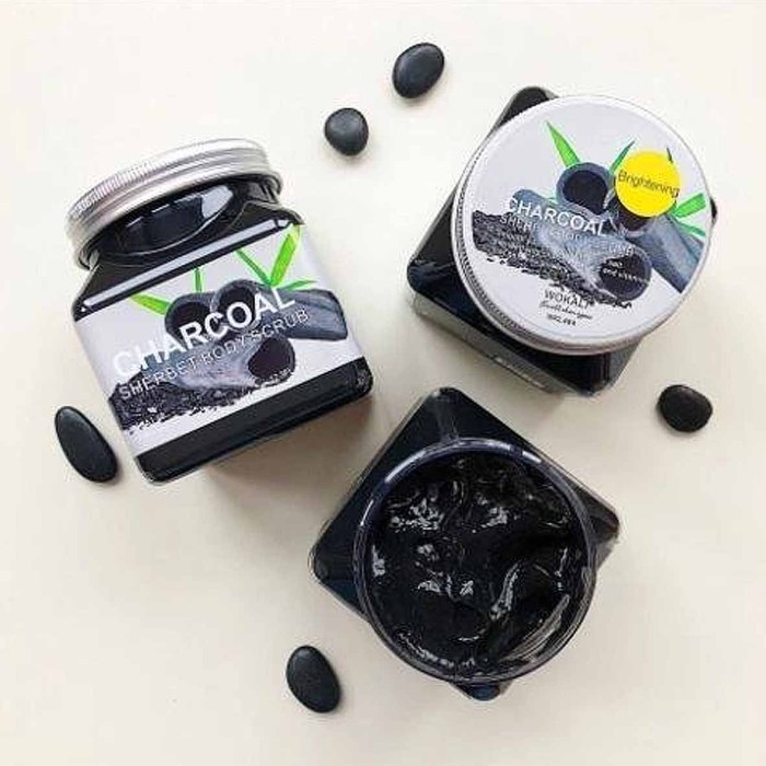 Скраб для тела Brightening Charcoal sherbet 350мл пэт