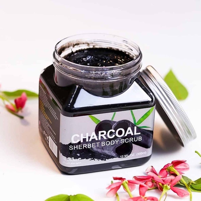Скраб для тела Brightening Charcoal sherbet 350мл пэт