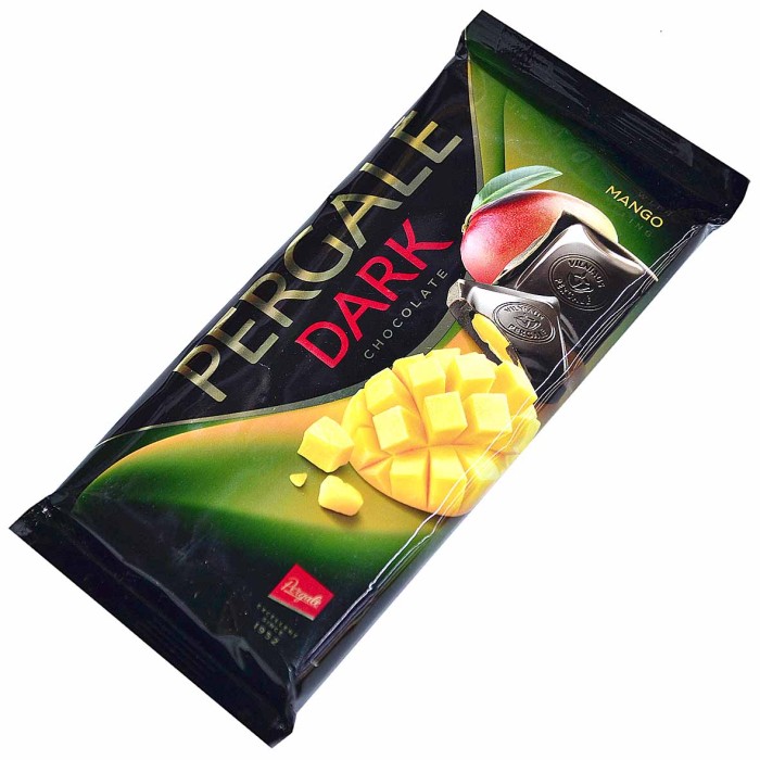 Шоколад Pergale Темный с манго 100гр м/у