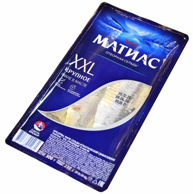 Сельдь Матиас филе в масле 250гр пэт