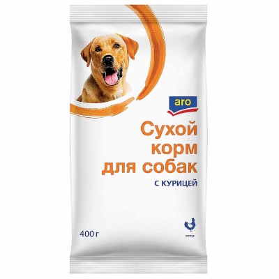 Корм для собак Aro с курицей 400гр м/у