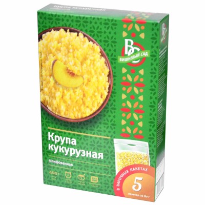 Крупа кукурузная Вишневый сад 5*80гр к/у