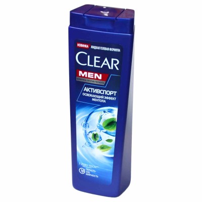 Шампунь для волос Clear Vita Abe Men Против перхоти с освежающим ментолом 380мл пэт