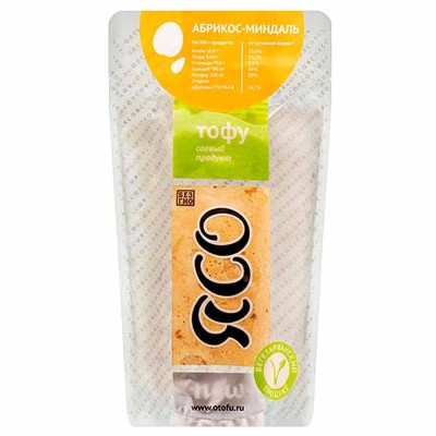 Продукт белковый Ясо Тофу Абрикос-миндаль 175гр м/у