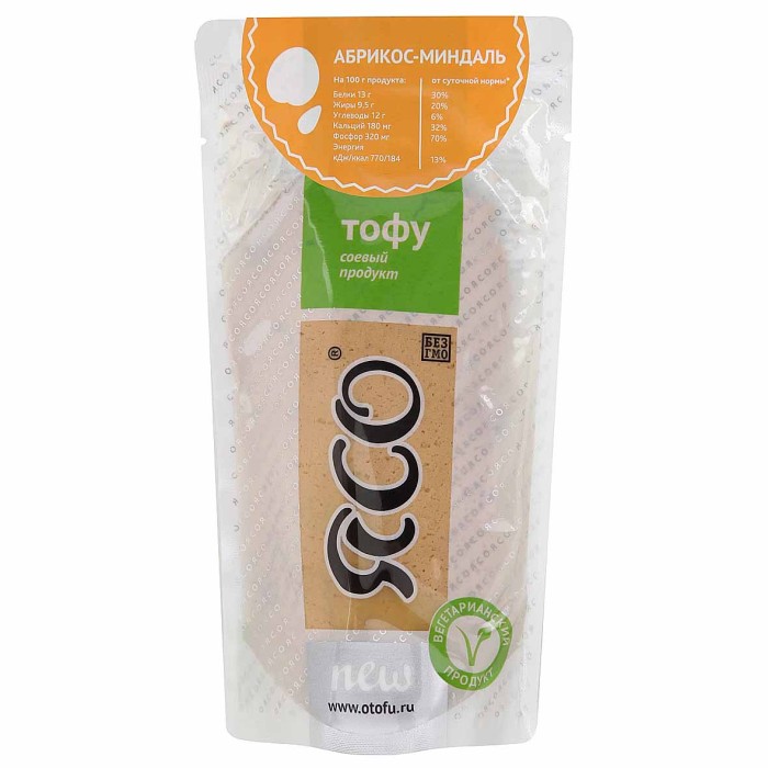 Продукт белковый Ясо Тофу Абрикос-миндаль 175гр м/у