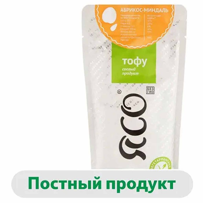 Продукт белковый Ясо Тофу Абрикос-миндаль 175гр м/у