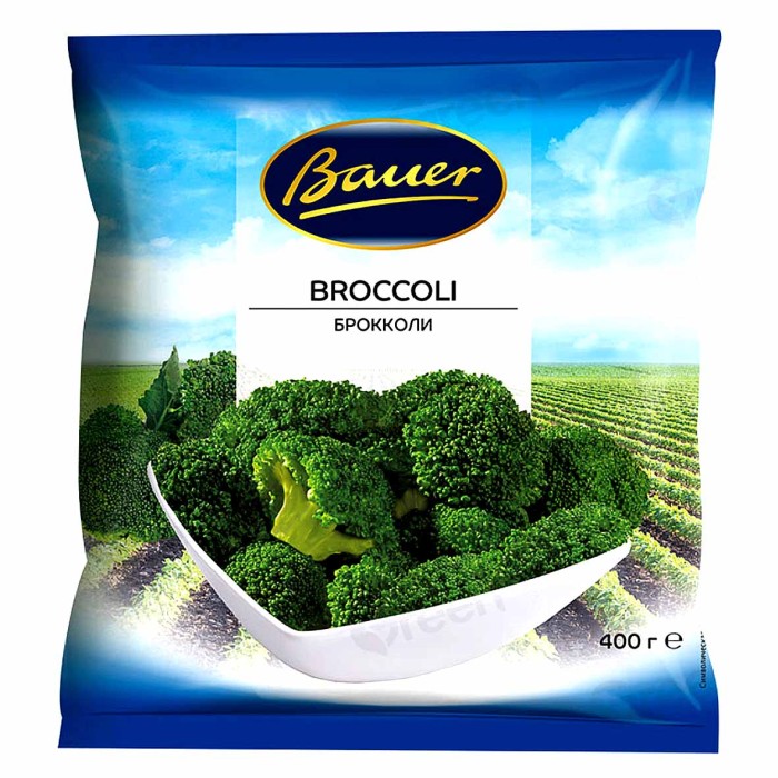 Капуста брокколи Bauer 400гр м/у