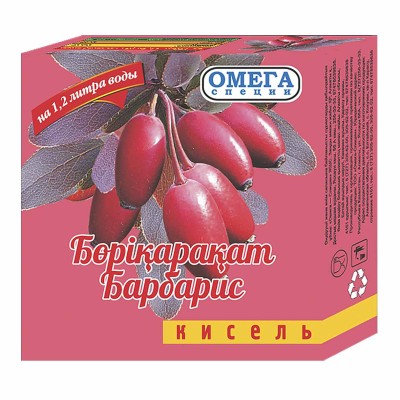 Кисель Омега барбарис 170гр м/у